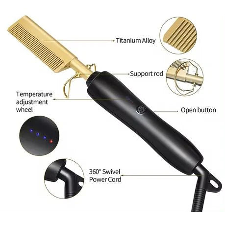 Electric Hot Comb – Straightening Tool